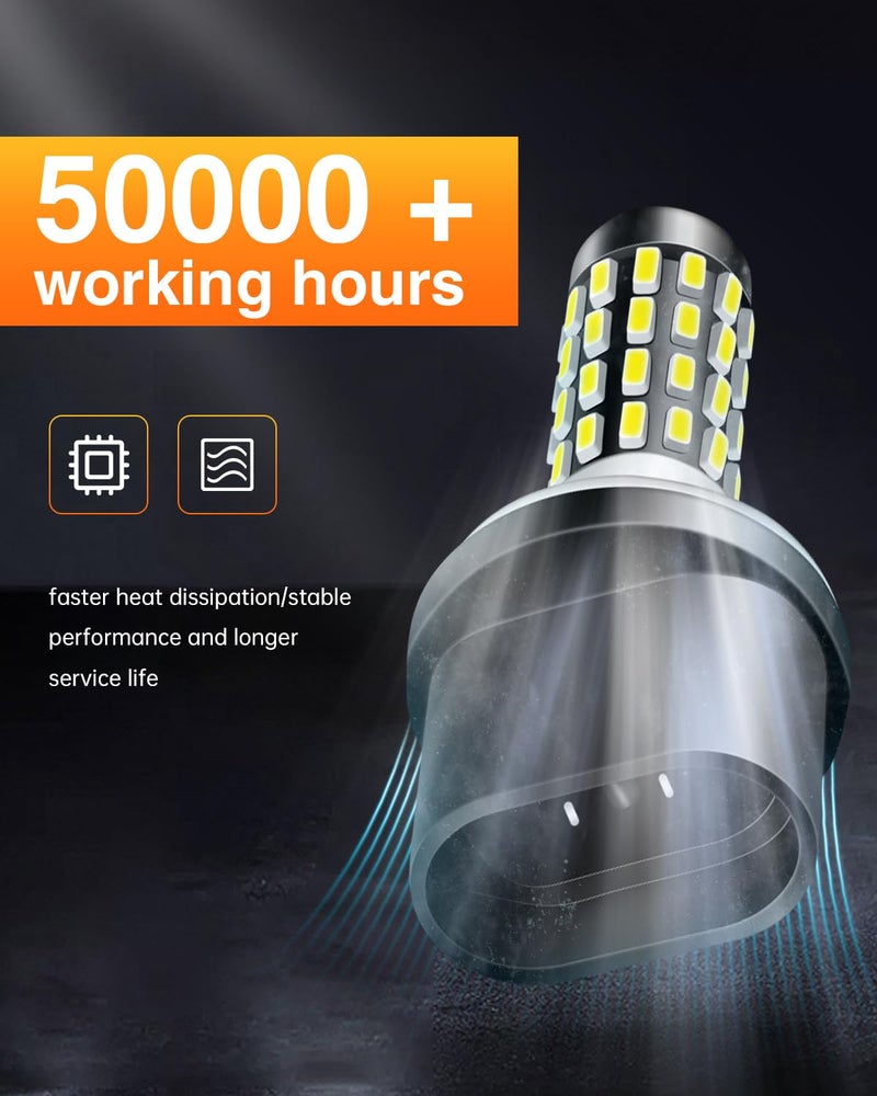 LUYED 2000 Lumens Super Bright 4014 51-EX Chipsets 880 886 890 892 Led Bulb With Projector For DRL or Fog Lights,Xenon White,Pack of 2 - Image 5